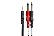 Load image into Gallery viewer, HOSATECH CMP-153 Stereo Breakout 3.5 mm TRS to Dual 1/4 in TS