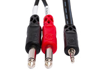 Load image into Gallery viewer, HOSATECH CMP-153 Stereo Breakout 3.5 mm TRS to Dual 1/4 in TS