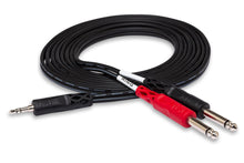 Load image into Gallery viewer, HOSATECH CMP-153 Stereo Breakout 3.5 mm TRS to Dual 1/4 in TS