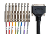 Load image into Gallery viewer, HOSATECH DTP-804 Balanced Snake 4M DB25 to 1/4 in TRS