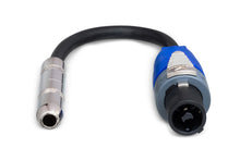 Load image into Gallery viewer, HOSATECH GSK-116 Speaker Adapter 6IN Hosa 1/4 in TS to Neutrik speakON