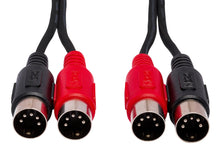 Load image into Gallery viewer, HOSATECH MID-203 Dual MIDI Cable 3M Dual 5-pin DIN to Same