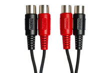 Load image into Gallery viewer, HOSATECH MID-203 Dual MIDI Cable 3M Dual 5-pin DIN to Same