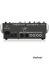 Load image into Gallery viewer, Behringer QX1204USB 12-Input 2/2-Bus Mixer with XENYX Mic Preamps and USB/Audio Interface