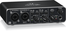 Load image into Gallery viewer, Behringer UMC202HD Audiophile 2x2, 24-Bit/192 kHz USB Audio Interface with Midas Mic Preamplifiers
