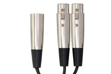 Load image into Gallery viewer, HOSATECH YXF-119 Y Cable Dual XLR3F to XLR3M