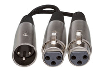 Load image into Gallery viewer, HOSATECH YXF-119 Y Cable Dual XLR3F to XLR3M