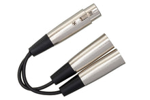 Load image into Gallery viewer, HosaTech YXM-1015 Y Cable XLR3F to Dual XLR3M