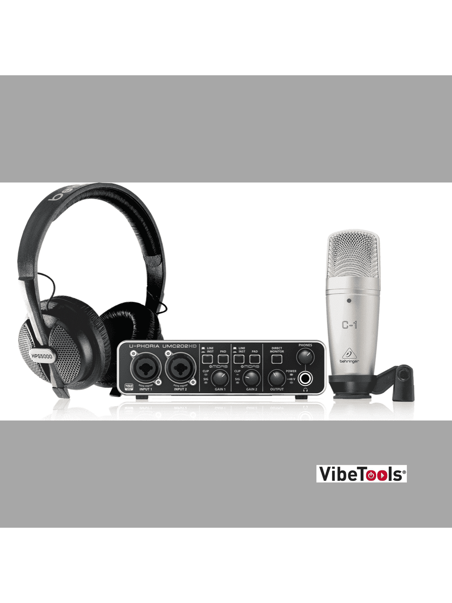 Behringer U-PHORIA STUDIO PRO Complete Recording Bundle