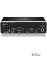 Load image into Gallery viewer, Behringer UMC22 Audiophile 2x2 USB Audio Interface with Midas Mic Preamplifier
