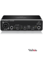 Load image into Gallery viewer, Behringer UMC22 Audiophile 2x2 USB Audio Interface with Midas Mic Preamplifier