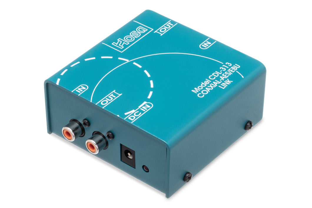 HOSATECH CDL-313 Digital Audio Interface S/PDIF Coax to AES/EBU