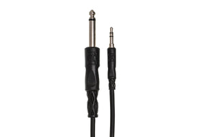 HOSATECH CMP-105 Mono Interconnect 5FT 1/4 in TS to 3.5 mm TRS