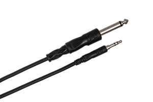 HOSATECH CMP-110 Mono Interconnect 10FT 1/4 in TS to 3.5 mm TRS