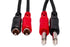 HOSATECH CPR-203 Dual 1/4 in TS to Dual RCA 3M