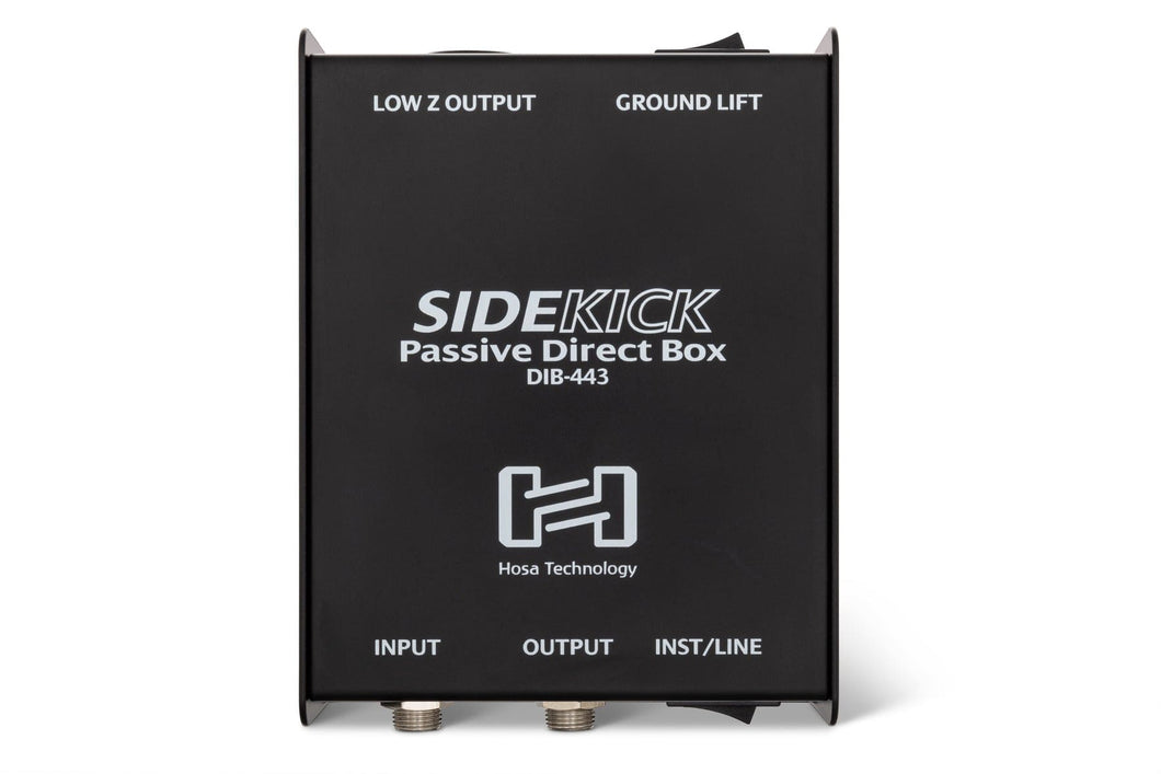 HOSATECH DIB-443 Sidekick Passive DI Box 1/4 in TS to XLR3M