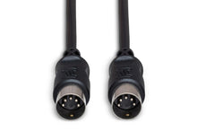 Load image into Gallery viewer, HOSATECH MID-303BK MIDI Cable 5-pin DIN to Same 3FT
