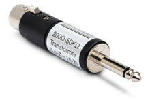 Load image into Gallery viewer, HOSATECH MIT-0435 Impedance Transformer XLR3F to 1/4 in TS
