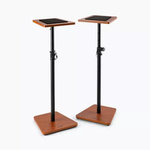 Load image into Gallery viewer, On-Stage WOOD STUDIO MONITOR STANDS (ROSEWOOD, PAIR) - SMS7500RB
