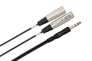 HOSATECH SRC-204 Insert Cable 4M 1/4 in TRS to XLR3M and XLR3F