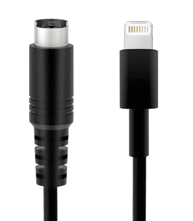 IK Multimedia iRig Lightning to Mini-DIN cable