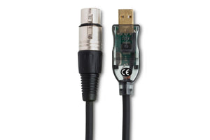 HOSATECH UXA-110 TRACKLINK USB Interface 10FT XLR3F to USB Type A