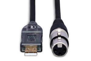 HOSATECH UXA-110 TRACKLINK USB Interface 10FT XLR3F to USB Type A
