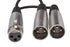 HosaTech YXM-1015 Y Cable XLR3F to Dual XLR3M