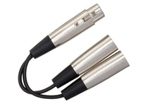 Load image into Gallery viewer, HOSATECH YXM-121Y Cable XLR3F to Dual XLR3M
