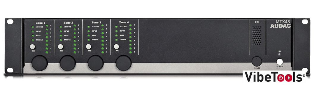 Audac MTX48 4-Zone Audio Matrix