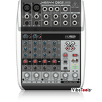 Behringer Q802USB Premium 8-Input 2-Bus Mixer with XENYX Mic Preamps and Compressors, British EQ and USB-Audio Interface