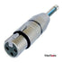 Neutrik NA2FP (3 pole XLR female – Mono 1-4" plug)