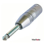 Neutrik NA2MP (3 pole XLR male – Mono 1-4" plug)