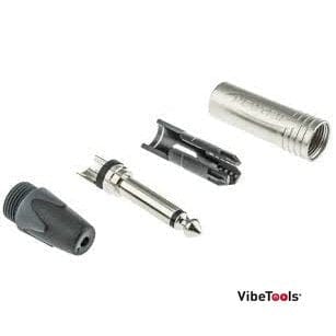 Mak Xlr Spina Jack Mono Neutrik NP2X 1/4" (6.35 Mm) TS - Connettore Per Chitarra, Contatti Argentati, Corpo Nichelato Piastra Monolock - Foto 10