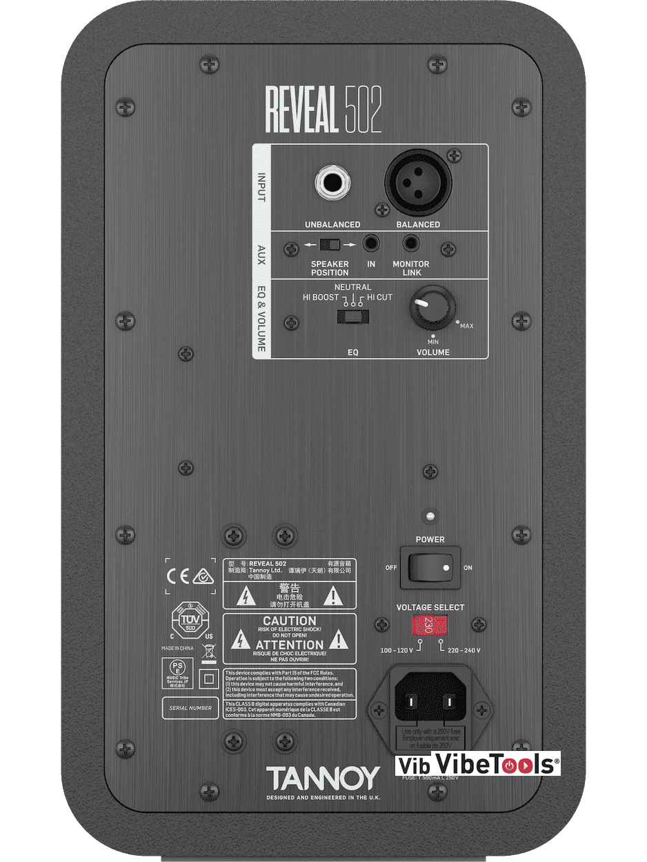 Tannoy Reveal 502 Compact Studio Reference Monitor (Pair Tannoy Reveal 502 Compact Studio Reference Monitor (Pair