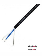 Van Damme Pro Grade Classic XKE 1 pair install cable, Black, 100m Reel