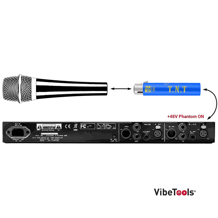 sE Electronics DM2 TNT For Dynamic and Passive Ribbon Microphones